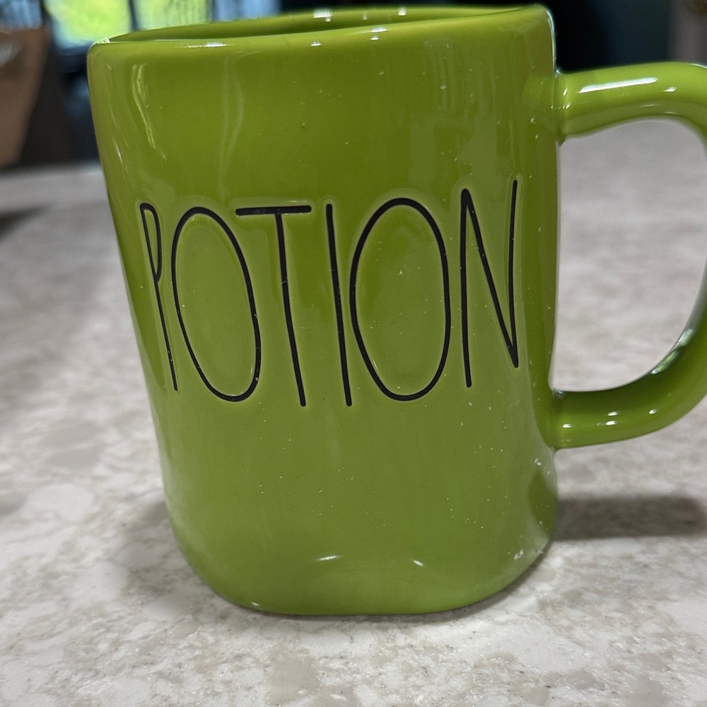 Rae Dunn Green 'Potion' Mug